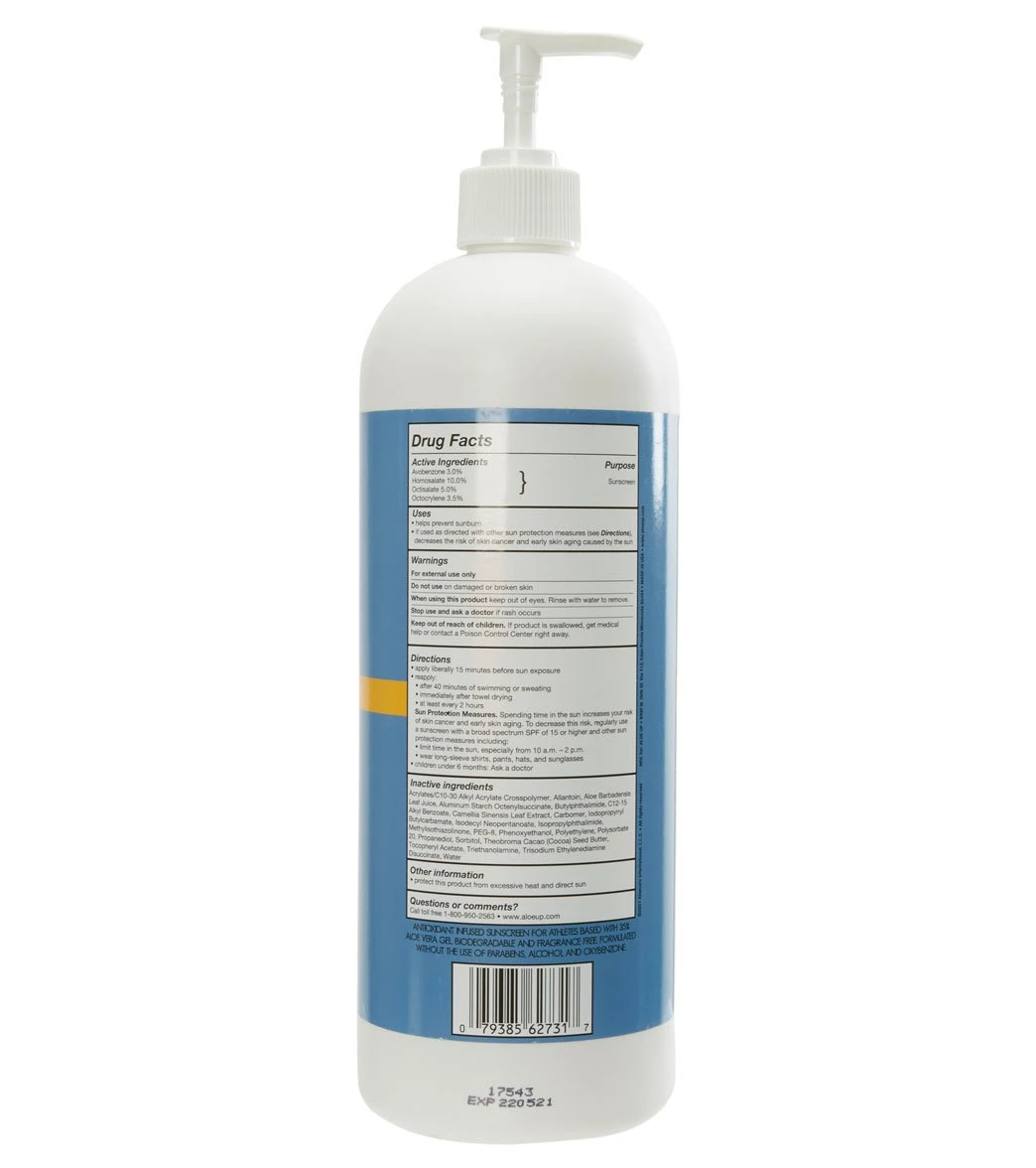 Aloe Up Pro SPF 30 Lotion 32 Oz 4 Aloe Up Pro SPF 30 Lotion 32 Oz - Image 2