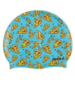 Sporti Pizza Slice Silicone Swim Cap