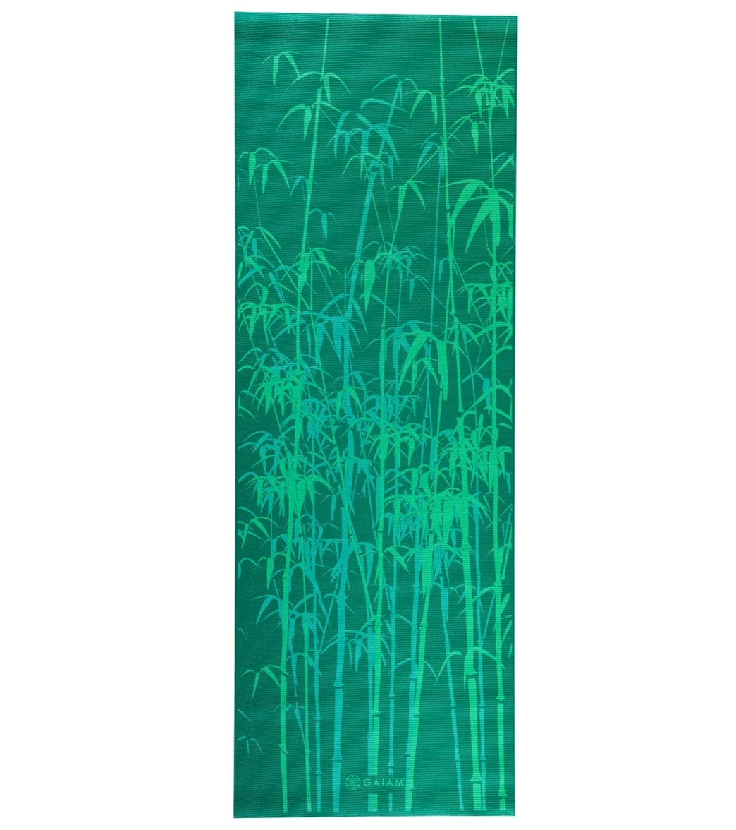 Gaiam Green Bamboo Classic Yoga Mat 68" 3mm 4 Gaiam Green Bamboo Classic Yoga Mat 68" 3mm - Image 2