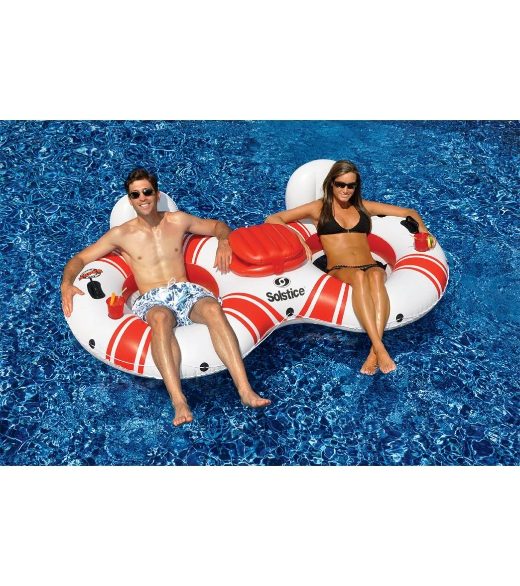 Swimline Solstice Super Chill River Tube Double W/ Cooler 3 Swimline Solstice Super Chill River Tube Double W/ Cooler
