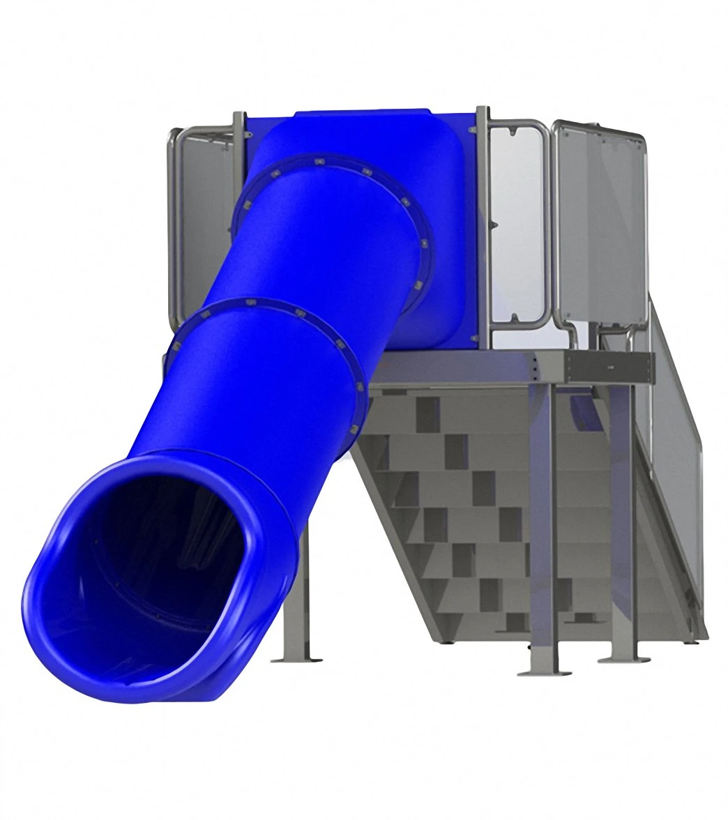 Spectrum Single Flume Right Rear Stair Pool Slide 3 Spectrum Single Flume Right Rear Stair Pool Slide