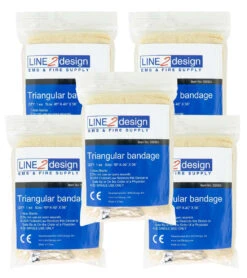LINE2Design Medical Triangular Bandages Emergency First Aid