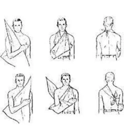 LINE2Design Medical Triangular Bandages Emergency First Aid -Swimming Equipment Shop 8199727972520 4