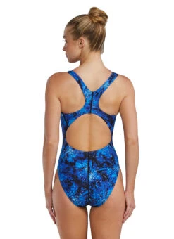 TYR Women's Radiant Flare Durafast Lite Maxfit One Piece Swimsuit -Swimming Equipment Shop 8580966940840 blue 3a