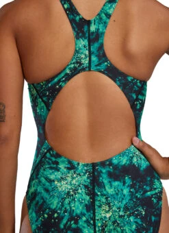 TYR Women's Radiant Flare Durafast Lite Maxfit One Piece Swimsuit -Swimming Equipment Shop 8580966940840 green 6a