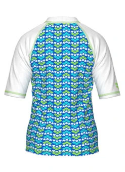 Arena Kids' Friends Short Sleeve Rashguard (Toddler, Little Kid) -Swimming Equipment Shop 8591050211496 multigreenwhite 3a