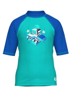 Arena Kids' Friends Short Sleeve Rashguard (Toddler, Little Kid) -Swimming Equipment Shop 8591050211496 waterbluechina 1a