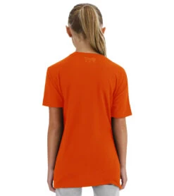 TYR Youth Lightweight Ultrasoft Tech Tee 30 TYR Youth Lightweight Ultrasoft Tech Tee -Swimming Equipment Shop 8609639956648 orange 3a