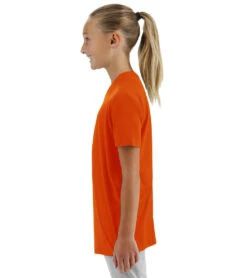 TYR Youth Lightweight Ultrasoft Tech Tee 31 TYR Youth Lightweight Ultrasoft Tech Tee -Swimming Equipment Shop 8609639956648 orange 4a