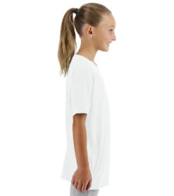 TYR Youth Lightweight Ultrasoft Tech Tee 35 TYR Youth Lightweight Ultrasoft Tech Tee -Swimming Equipment Shop 8609639956648 white 2a