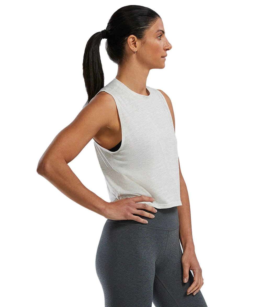 TYR Women's Lightweight Ultrasoft Crop Tank Top 4 TYR Women's Lightweight Ultrasoft Crop Tank Top - Image 2