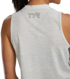 TYR Women's Lightweight Ultrasoft Crop Tank Top 28 TYR Women's Lightweight Ultrasoft Crop Tank Top -Swimming Equipment Shop 8609640022184 ashheather 7a