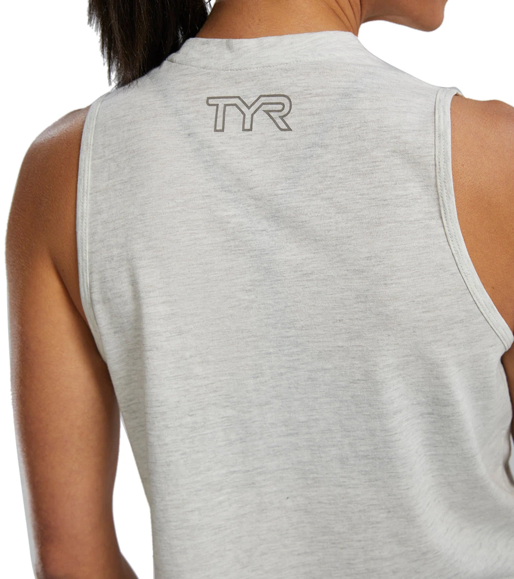 TYR Women's Lightweight Ultrasoft Crop Tank Top 9 TYR Women's Lightweight Ultrasoft Crop Tank Top - Image 7
