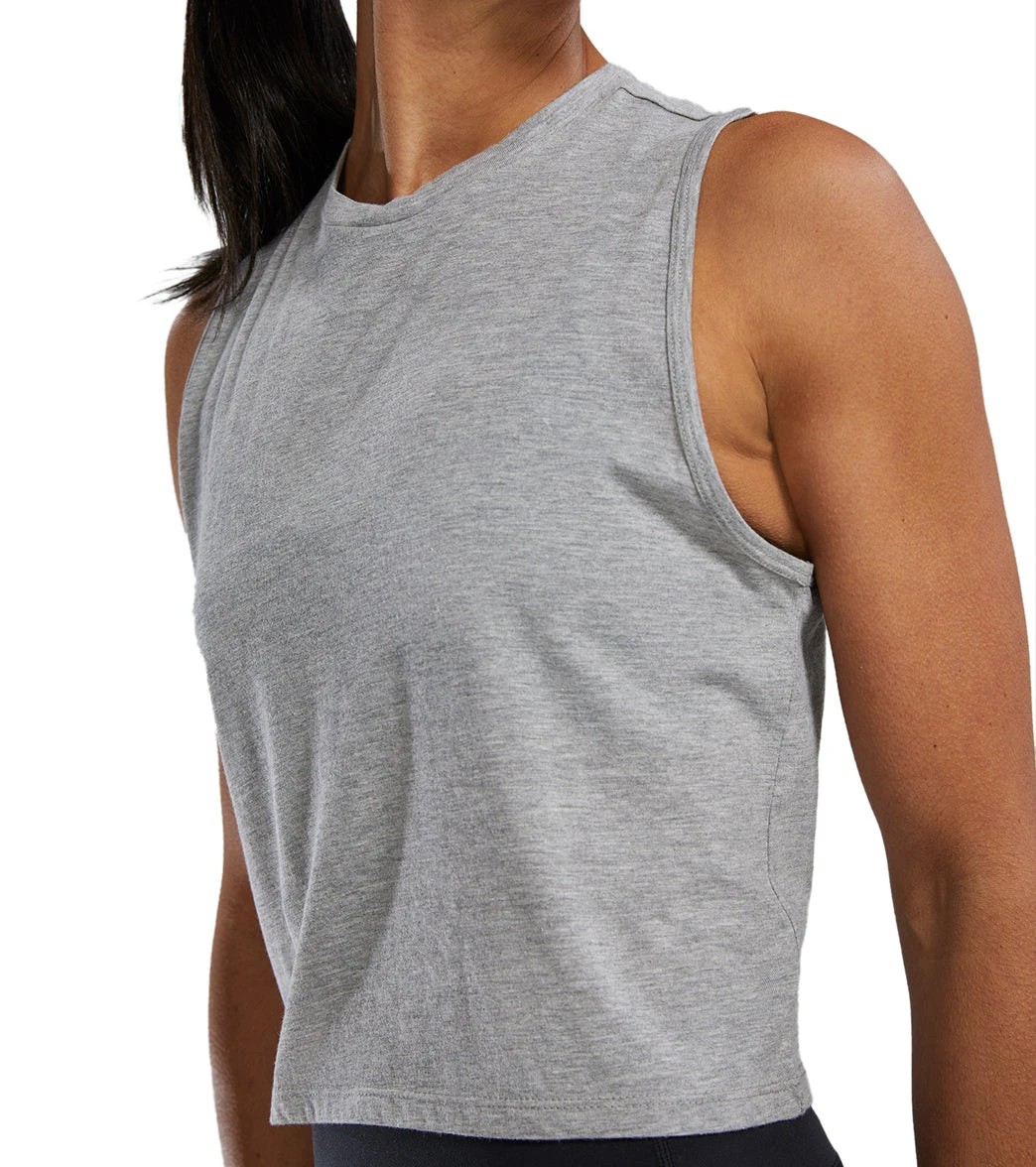 TYR Women's Lightweight Ultrasoft Crop Tank Top 18 TYR Women's Lightweight Ultrasoft Crop Tank Top - Image 16