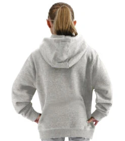 TYR Youth Ultrasoft Midweight Fleece Hoodie -Swimming Equipment Shop 8609640448168 ashheather 2a