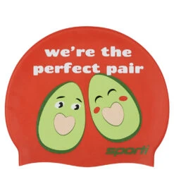 Sporti Limited Edition Holy Guacamole Silicone Swim Cap 10 Sporti Limited Edition Holy Guacamole Silicone Swim Cap -Swimming Equipment Shop 8633169346728 red