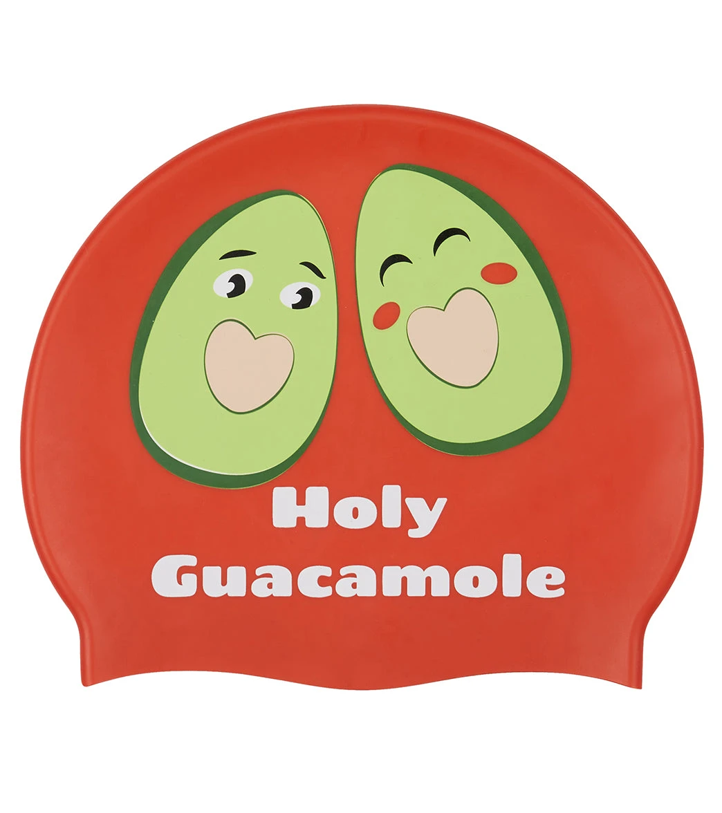 Sporti Limited Edition Holy Guacamole Silicone Swim Cap 4 Sporti Limited Edition Holy Guacamole Silicone Swim Cap - Image 2