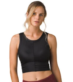 PrAna Elda Yoga Sports Bra -Swimming Equipment Shop 8636514926760 black