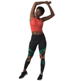 PrAna Elda Yoga Sports Bra -Swimming Equipment Shop 8636514926760 gingerflower 3a