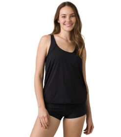 PrAna Ainsley Tankini Top 12 PrAna Ainsley Tankini Top -Swimming Equipment Shop 8636833398952 black