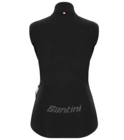 Santini Women's Guard Nimbus Rain Vest -Swimming Equipment Shop 8637307846824 black 3a