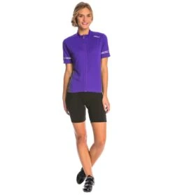 2XU Women's Perform Cycle Jersey 18 2XU Women's Perform Cycle Jersey -Swimming Equipment Shop 8637380919464 purplehuecharcoal 4a