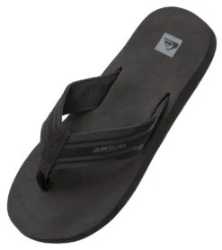 Quiksilver Monkey Wrench Flip Flop -Swimming Equipment Shop 8637401989288 blackblackbrown