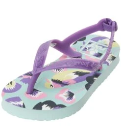Reef Girls' Mini Escape Printed Flip Flop -Swimming Equipment Shop 8637547348136 pastelbirds