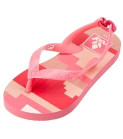 Reef Girls' Mini Escape Printed Flip Flop -Swimming Equipment Shop 8637547348136 pinknative