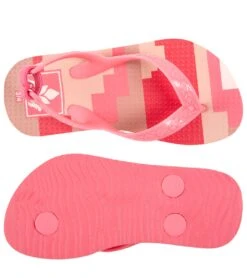 Reef Girls' Mini Escape Printed Flip Flop -Swimming Equipment Shop 8637547348136 pinknative 4a