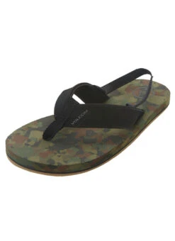 Volcom Boys' Victor Sandal (Little Kid) 22 Volcom Boys' Victor Sandal (Little Kid) -Swimming Equipment Shop 8637559439528 darkcamo 1a