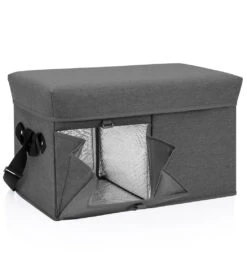 Picnic Time Ottoman Cooler With Trolley -Swimming Equipment Shop 8637571236008 grey 3a