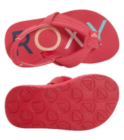 Roxy Girls' TW Vista III Flip Flops (Baby, Toddler) -Swimming Equipment Shop 8637674586280 berry 4a