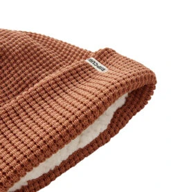 Rip Curl Women's Anoeta Reg Pom Pom Beanie -Swimming Equipment Shop 8637851369640 lightbrown 3a