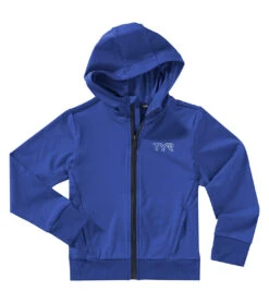 TYR Youth Tech Full Zip Hoodie -Swimming Equipment Shop 8637877977256 royal 1a
