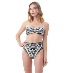 Trina Turk Women's Hula Molded Bandeau Bikini Top -Swimming Equipment Shop 8638004527272 multi 4a