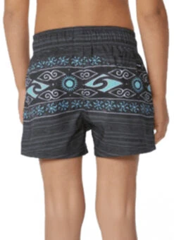 Rip Curl Boys' Mystic Waves Volley Board Shorts (Toddler, Little Kid) 13 Rip Curl Boys' Mystic Waves Volley Board Shorts (Toddler, Little Kid) -Swimming Equipment Shop 8638041784488 washedblack 3a