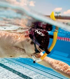 FINIS Swimmer's Swim Snorkel -Swimming Equipment Shop 8638321852584 yellow 3a