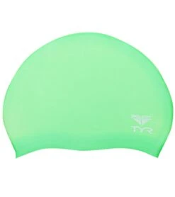 TYR Wrinkle-Free Silicone Junior Swim Cap -Swimming Equipment Shop 8638349148328 applegreen