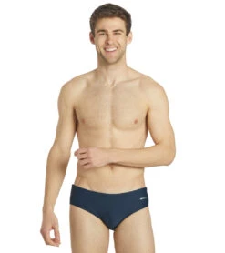Sporti Solid Brief Swimsuit (22-44) 41 Sporti Solid Brief Swimsuit (22-44) -Swimming Equipment Shop 8638383816872 navy 2a