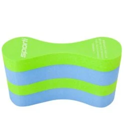 Sporti Junior Pull Buoy -Swimming Equipment Shop 8638396399784 neongreenblue 3a