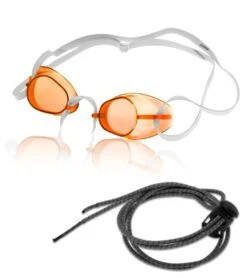 Sporti Antifog Swedish Goggle + Bungee Strap -Swimming Equipment Shop 8638412914856 orange 2a