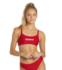 Sporti Guard Double Cross Workout Bikini Top 41 Sporti Guard Double Cross Workout Bikini Top -Swimming Equipment Shop 8638447878312 red 2a