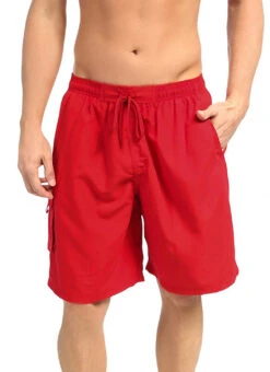 Dolfin Men's Board Short -Swimming Equipment Shop 8638473273512 red 1a