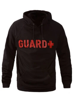 Sporti Guard Unisex Hooded Sweatshirt 32 Sporti Guard Unisex Hooded Sweatshirt -Swimming Equipment Shop 8638492442792 black 1a