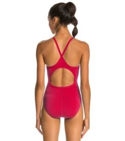 TYR Durafast Solid Diamondfit One Piece Swimsuit 24 TYR Durafast Solid Diamondfit One Piece Swimsuit -Swimming Equipment Shop 8638515445928 red 3a