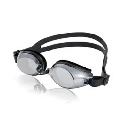 Sporti Antifog Plus Mirrored Goggle -Swimming Equipment Shop 8638543659176 silvermirrorsmokelensblackframe