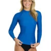 Sporti Women's L/S UPF 50+ Sport Fit Rash Guard 2 Sporti Women's L/S UPF 50+ Sport Fit Rash Guard -Swimming Equipment Shop 8638631674024 royalblue