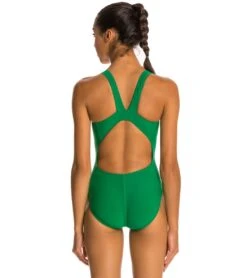 Dolfin Xtra Life Lycra Solid HP Back One Piece Swimsuit 24 Dolfin Xtra Life Lycra Solid HP Back One Piece Swimsuit -Swimming Equipment Shop 8638647664808 kellygreen 3a