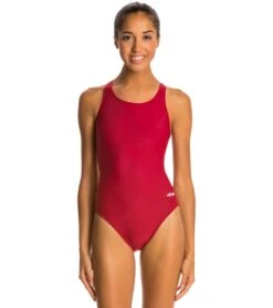 Dolfin Xtra Life Lycra Solid HP Back One Piece Swimsuit 27 Dolfin Xtra Life Lycra Solid HP Back One Piece Swimsuit -Swimming Equipment Shop 8638647664808 maroon 1a